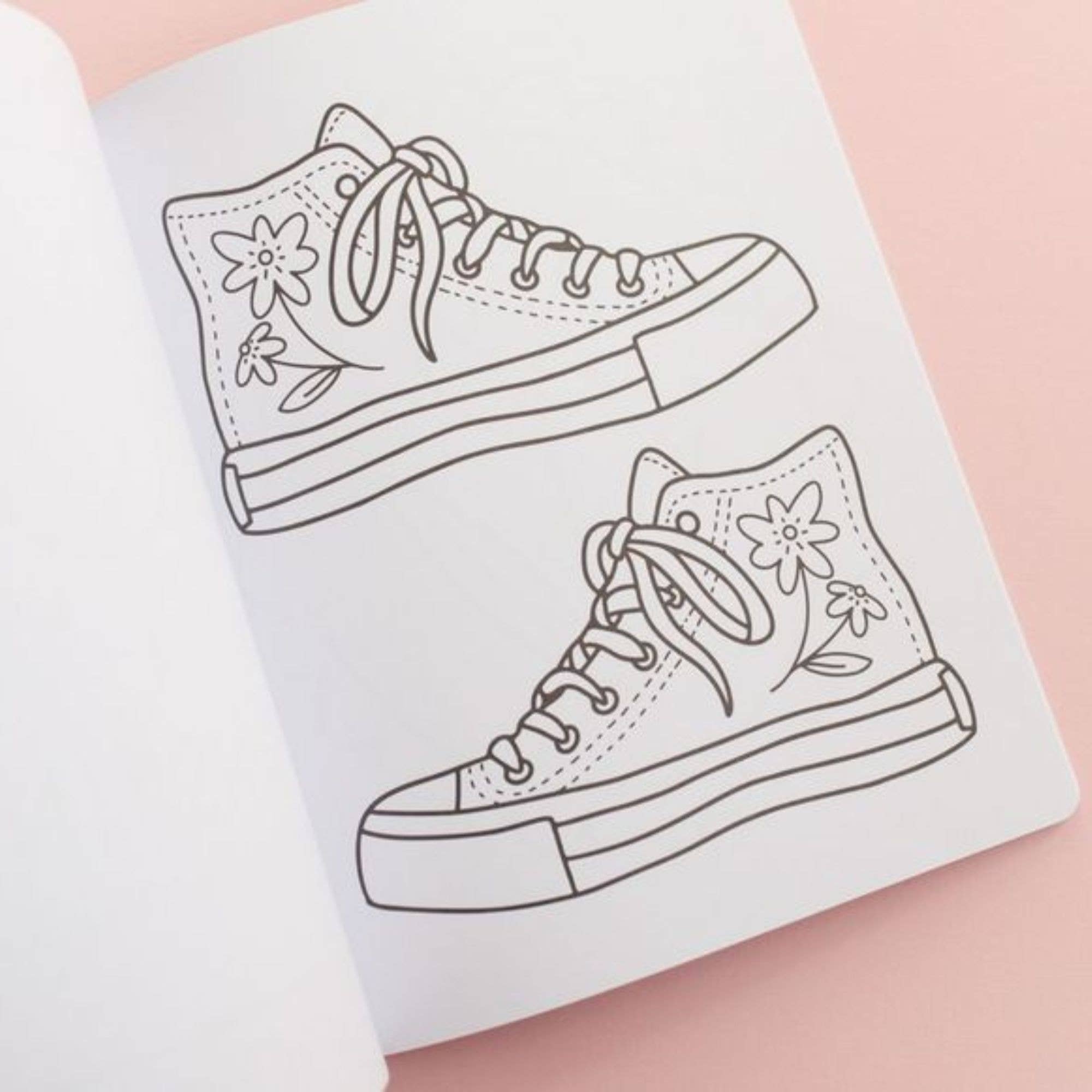 Bows & Blooms Coloring Book
