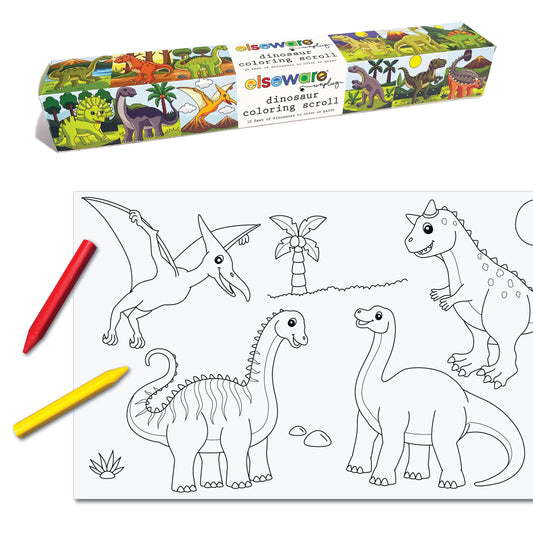 Coloring Scrolls - Dinosaur - 10ft with Adhesive Back