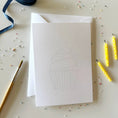 Load image into Gallery viewer, Celebrate paintable watercolor notecard set

