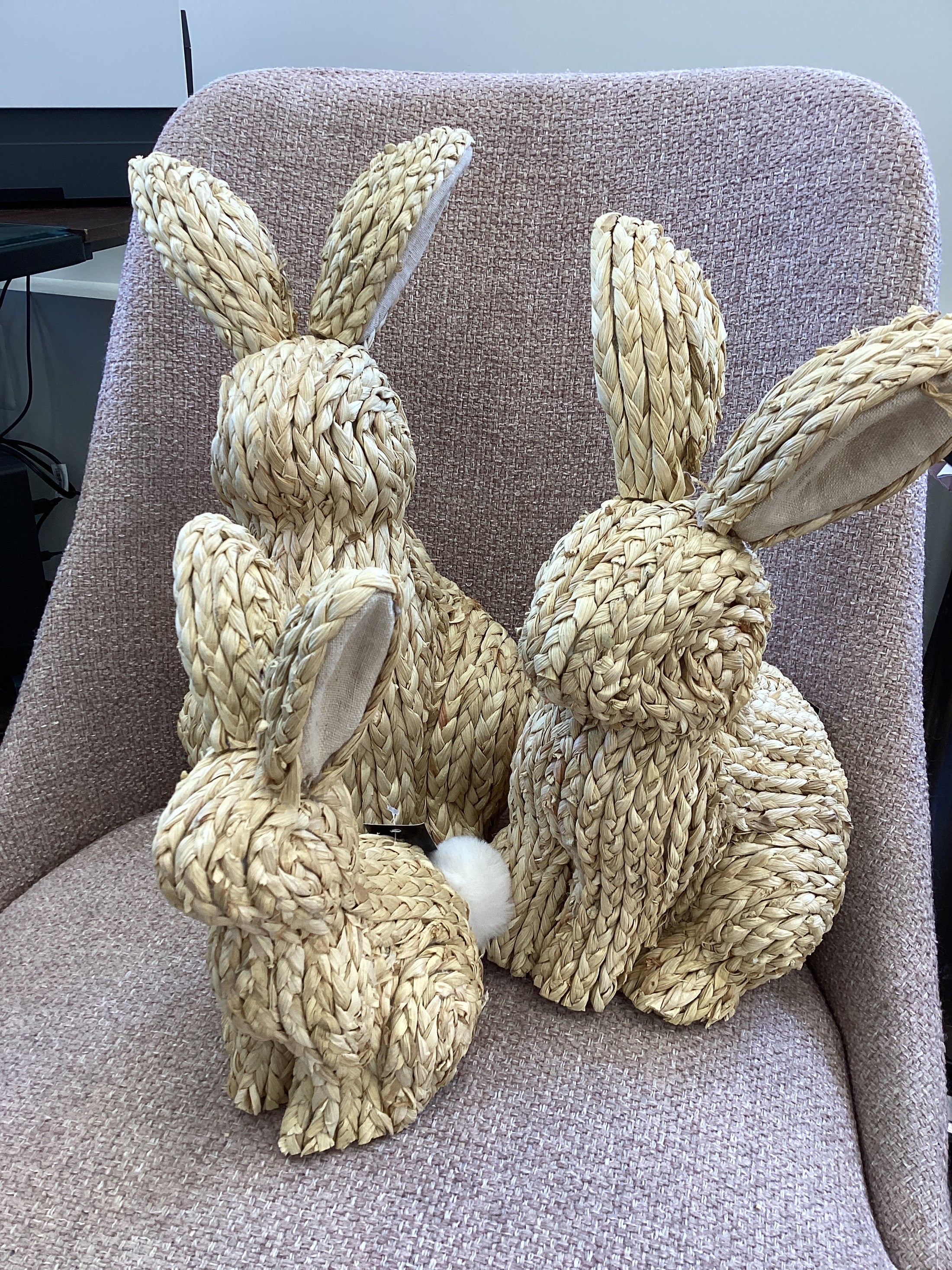 Woven Grass Easter Bunnies