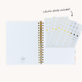 Load image into Gallery viewer, White Line Drawn Undated Planner
