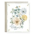 Load image into Gallery viewer, With Scripture Mother's Day Greeting Card - Blue/Gold Flower
