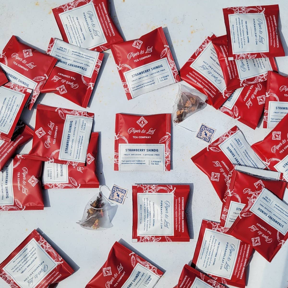 Strawberry Shindig Individually Wrapped Tea Bags - 50ct