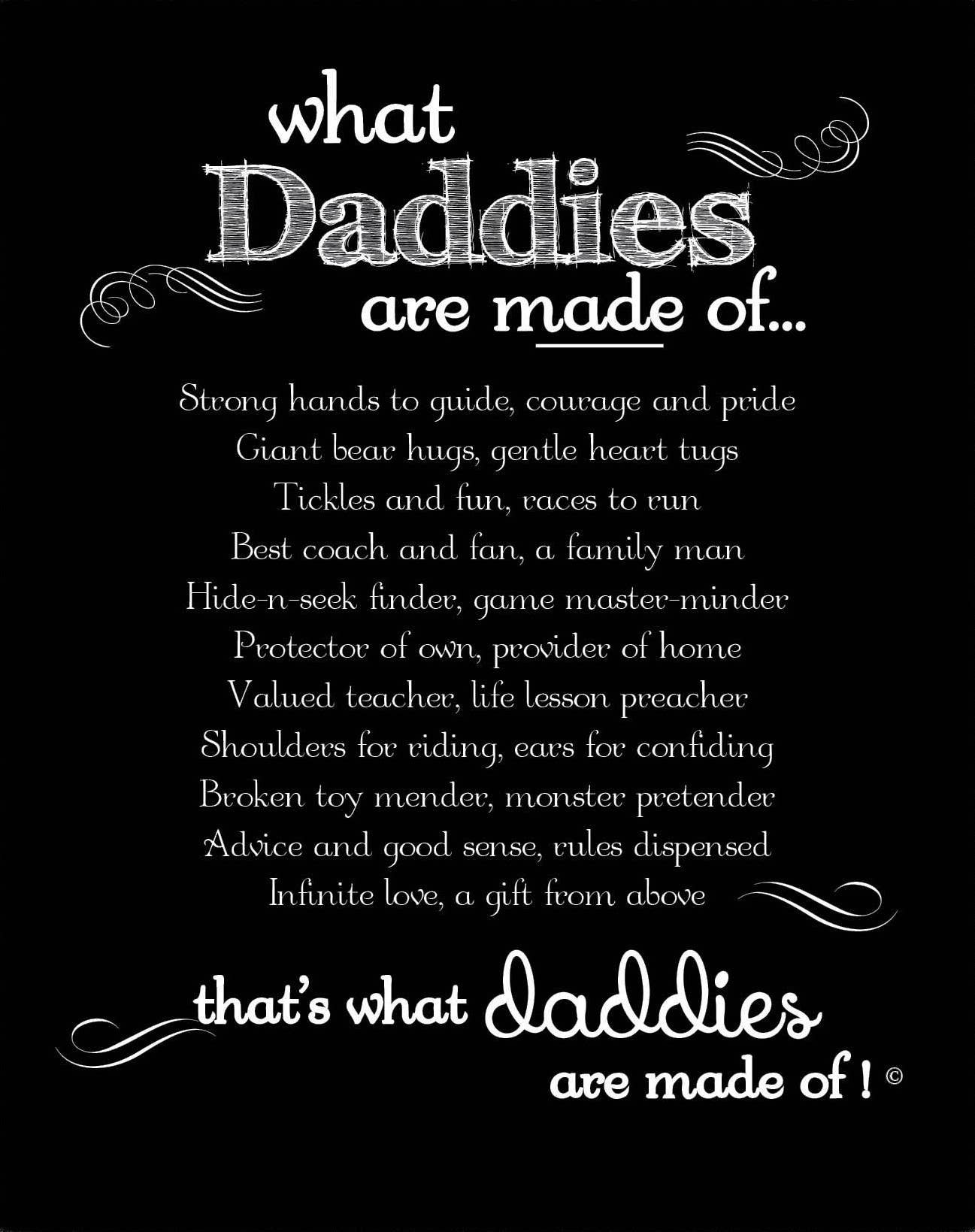 Dad Frame: What Dads are Made of 4321