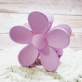 Load image into Gallery viewer, Matte Color Daisy Flower Hair Claw Clip
