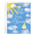 Load image into Gallery viewer, With Scripture Baby Greeting Card - Gift From Above
