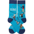 Load image into Gallery viewer, I'd Rather Be Fishing Socks
