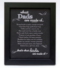 Load image into Gallery viewer, Dad Frame: What Dads are Made of 4321
