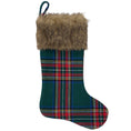 Load image into Gallery viewer, Cabin Christmas Plaid Stocking
