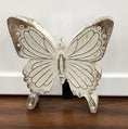 Load image into Gallery viewer, Whitewashed Resin Butterfly
