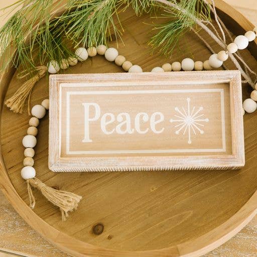 PEACE/LOVE Reversable Sign