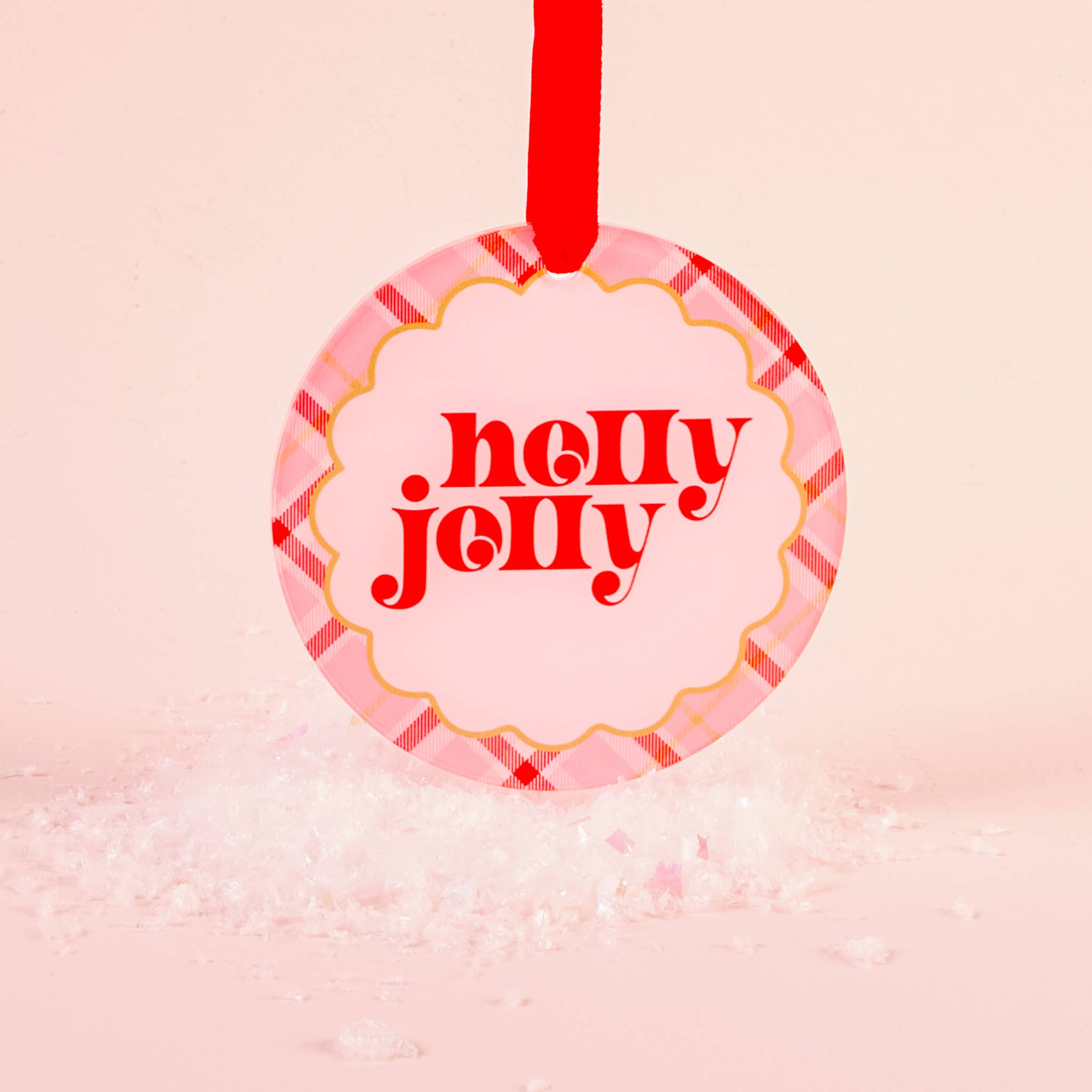 Holiday Tree Ornament-Holly Jolly