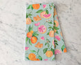 Load image into Gallery viewer, Grapefruit & Oranges Tea Towel   Summer Fruit Kitchen Decor
