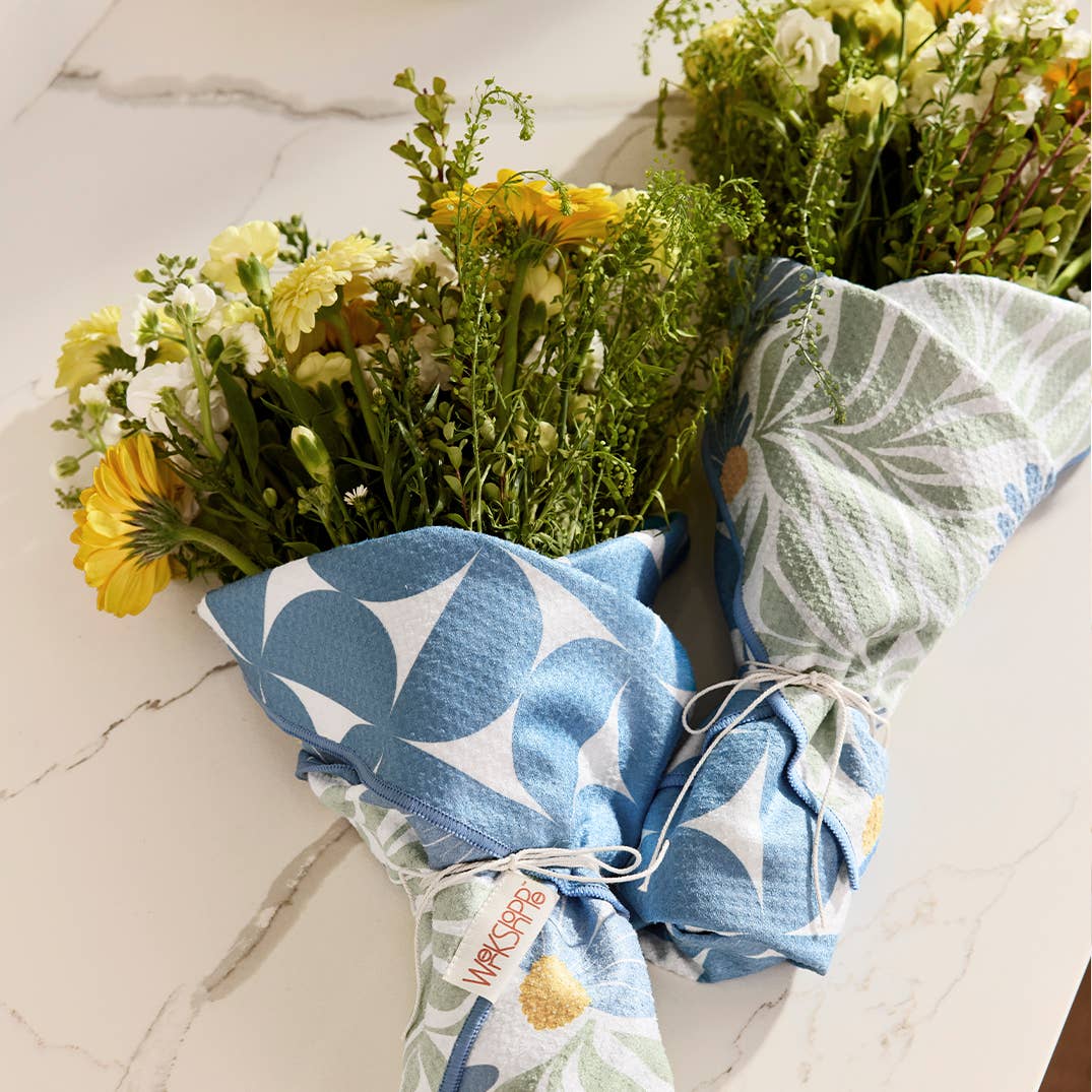 Blue Coneflower Microfiber Kitchen Towel