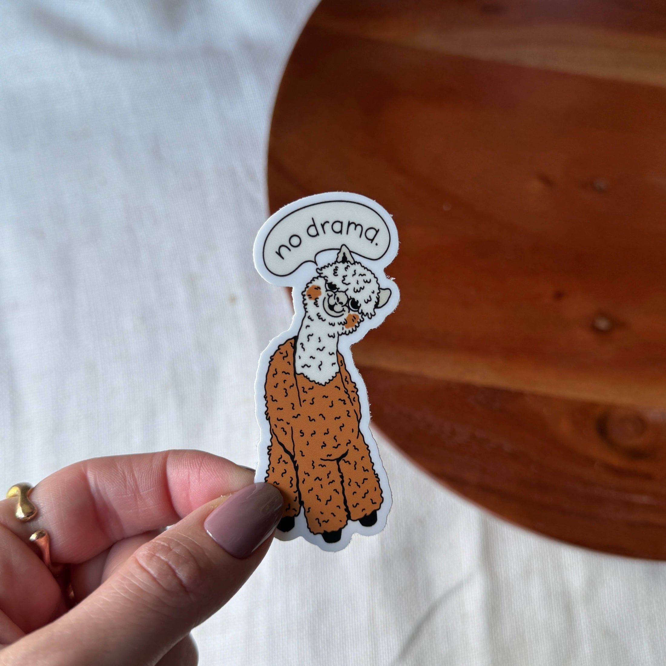 No Drama Llama Sticker