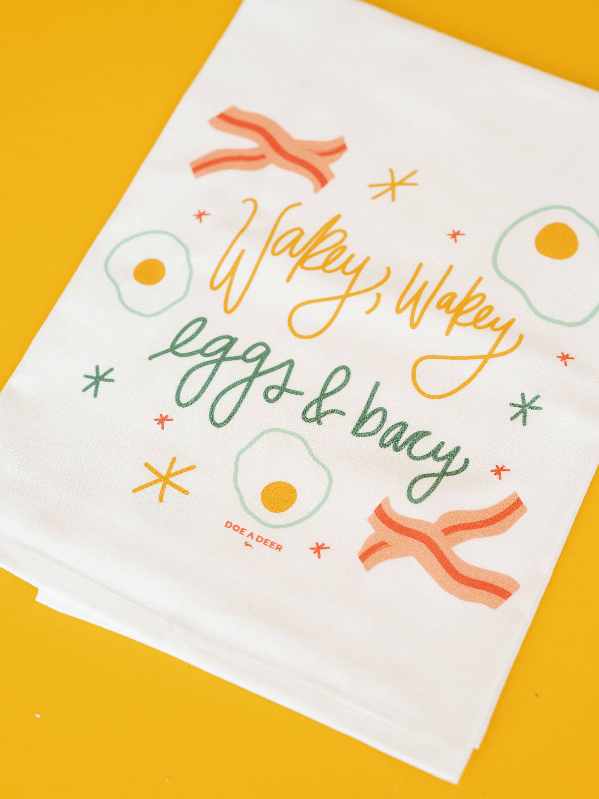 Wakey Wakey - Flour Sack Towel | Breakfast