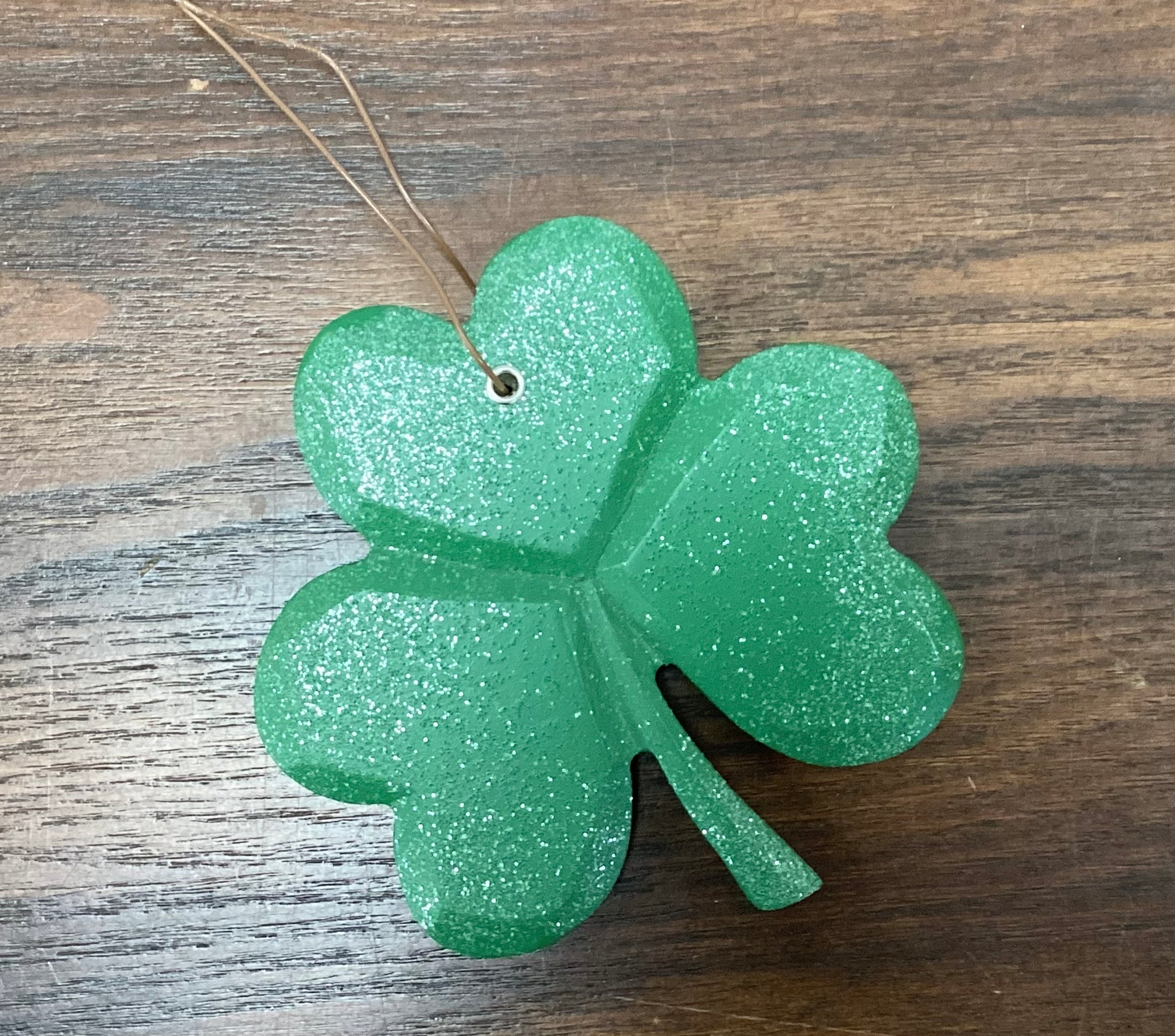 Wooden Shamrock Ornaments