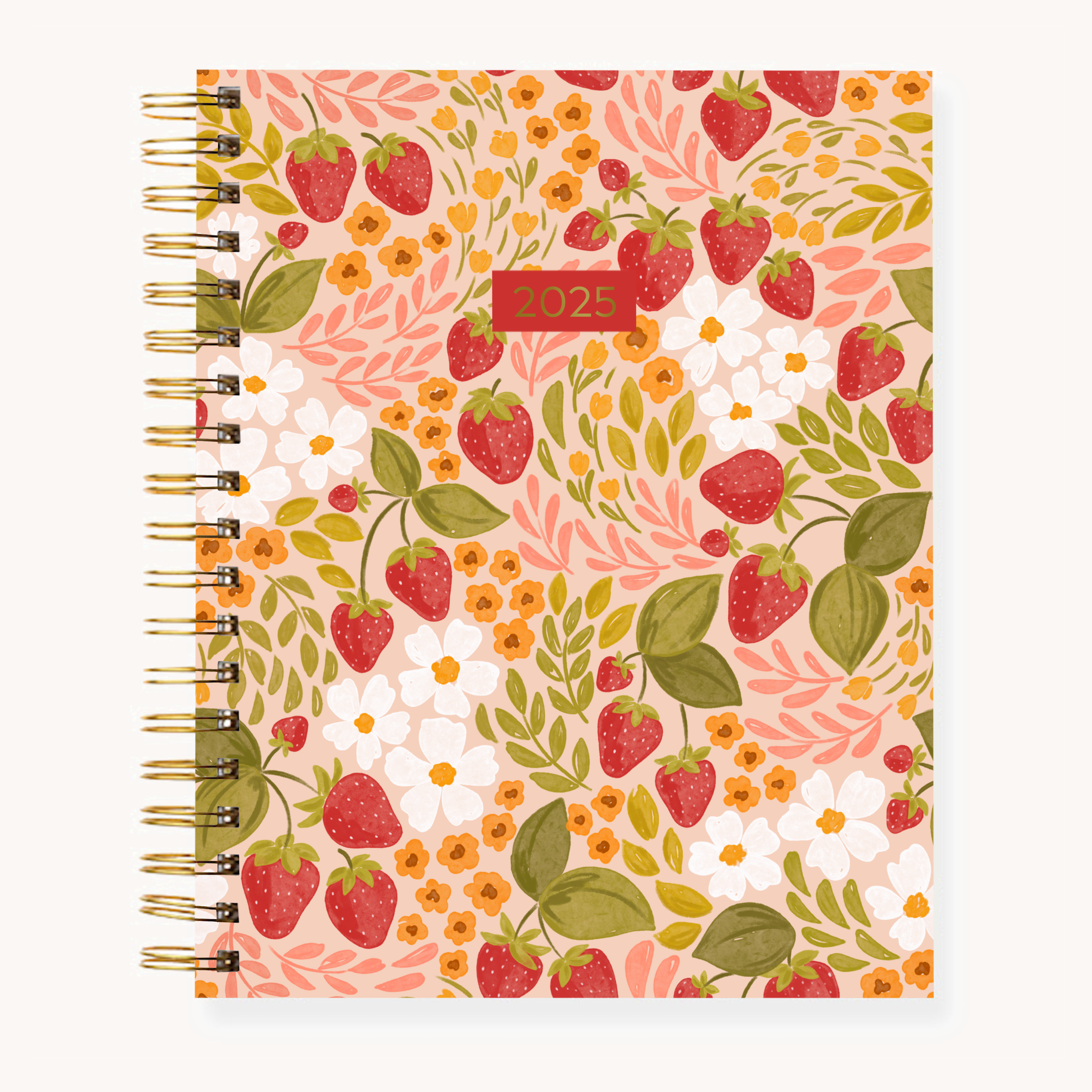 Strawberry 2025 Yearly Planner