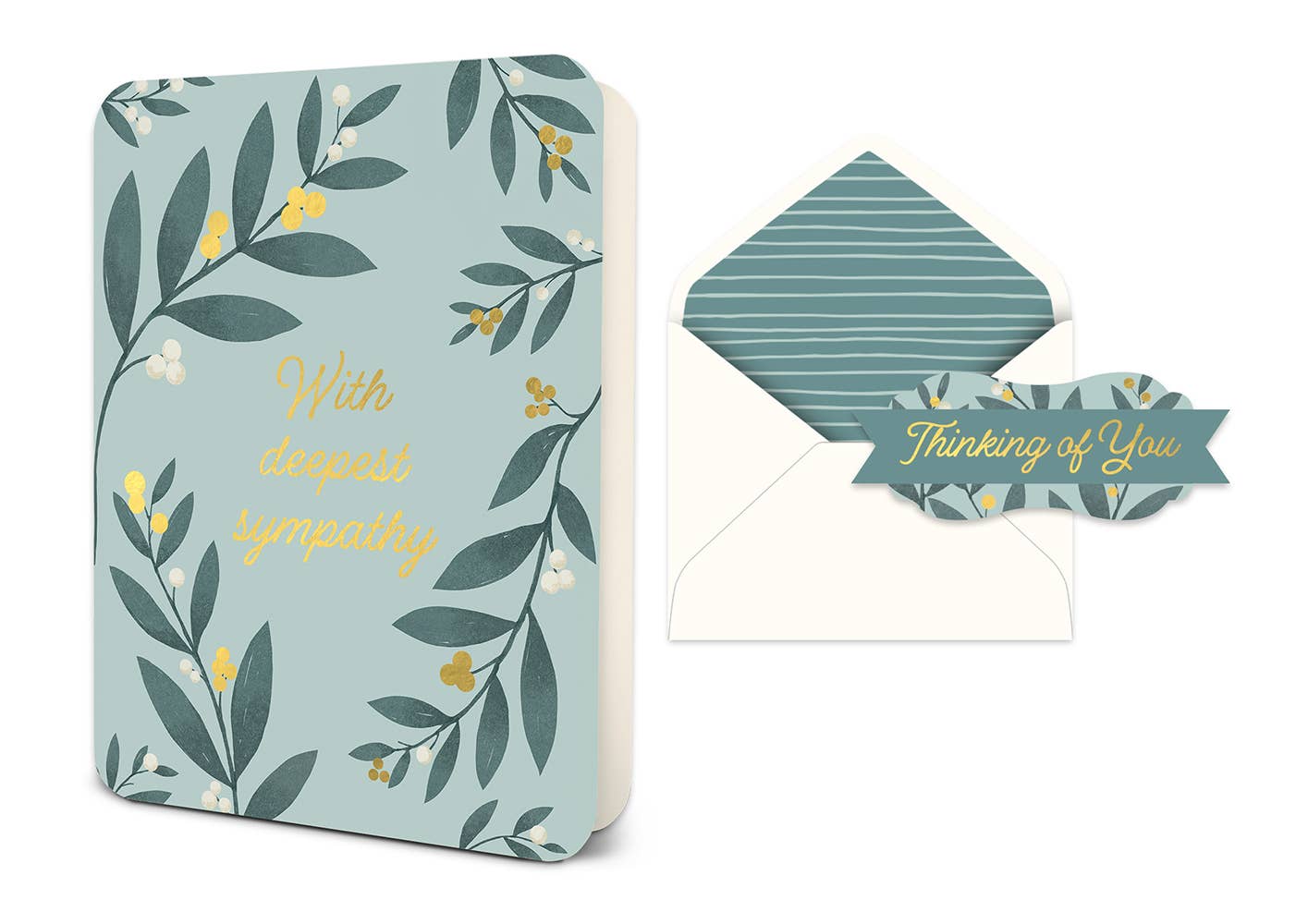 With Deepest Sympathy Deluxe Greeting Card