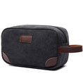 Load image into Gallery viewer, Canvas and Leather Dopp Kit
