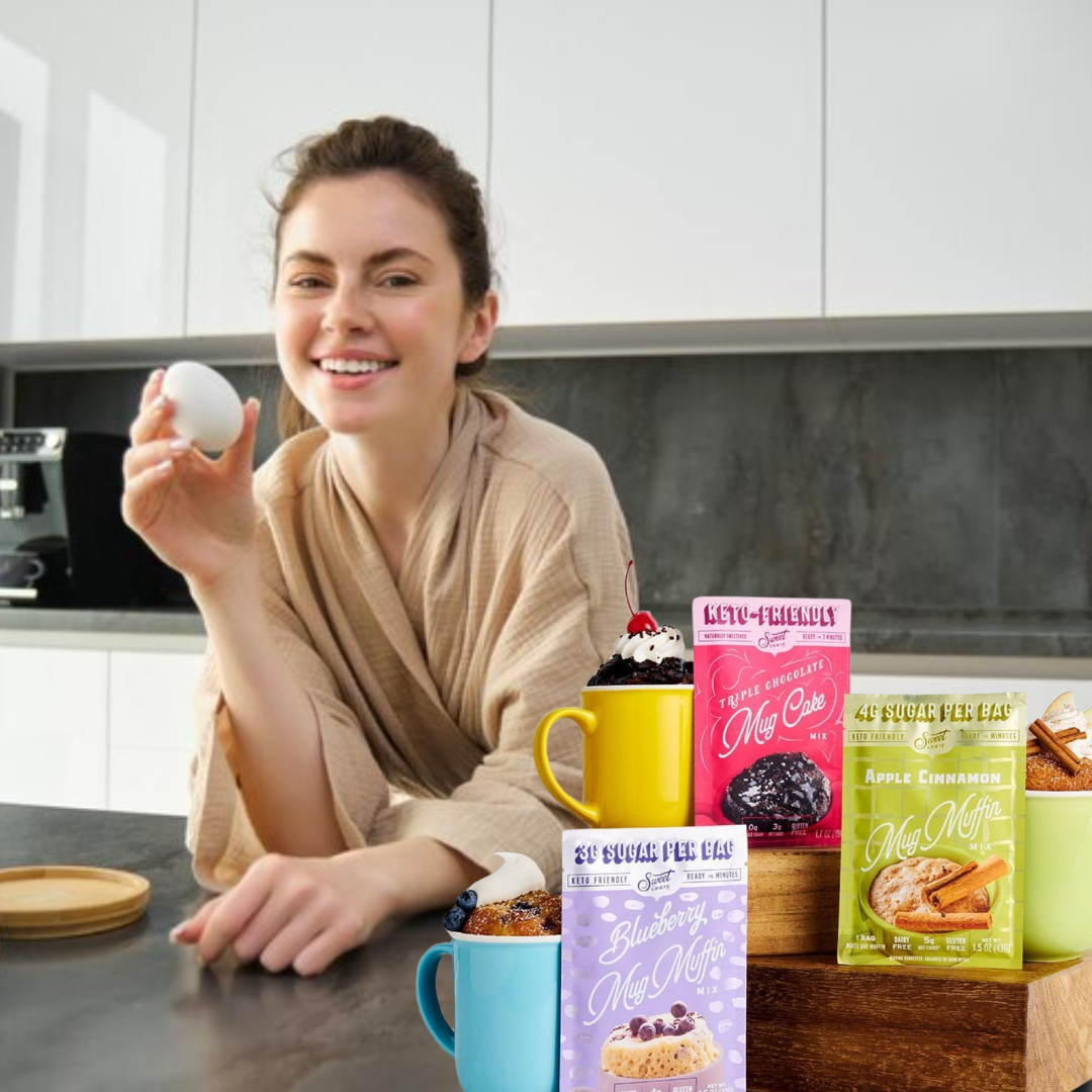 Apple Cinnamon Quick Mug Muffin Mix - Low Carb (10-Pack)