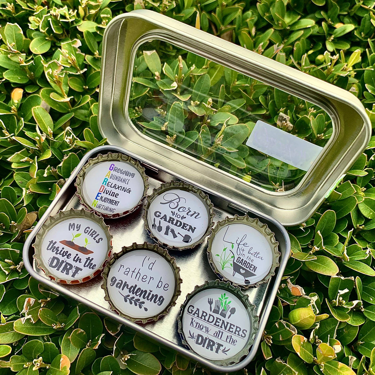 Gardener Magnets - spring decor, Handmade & Eco-friendly