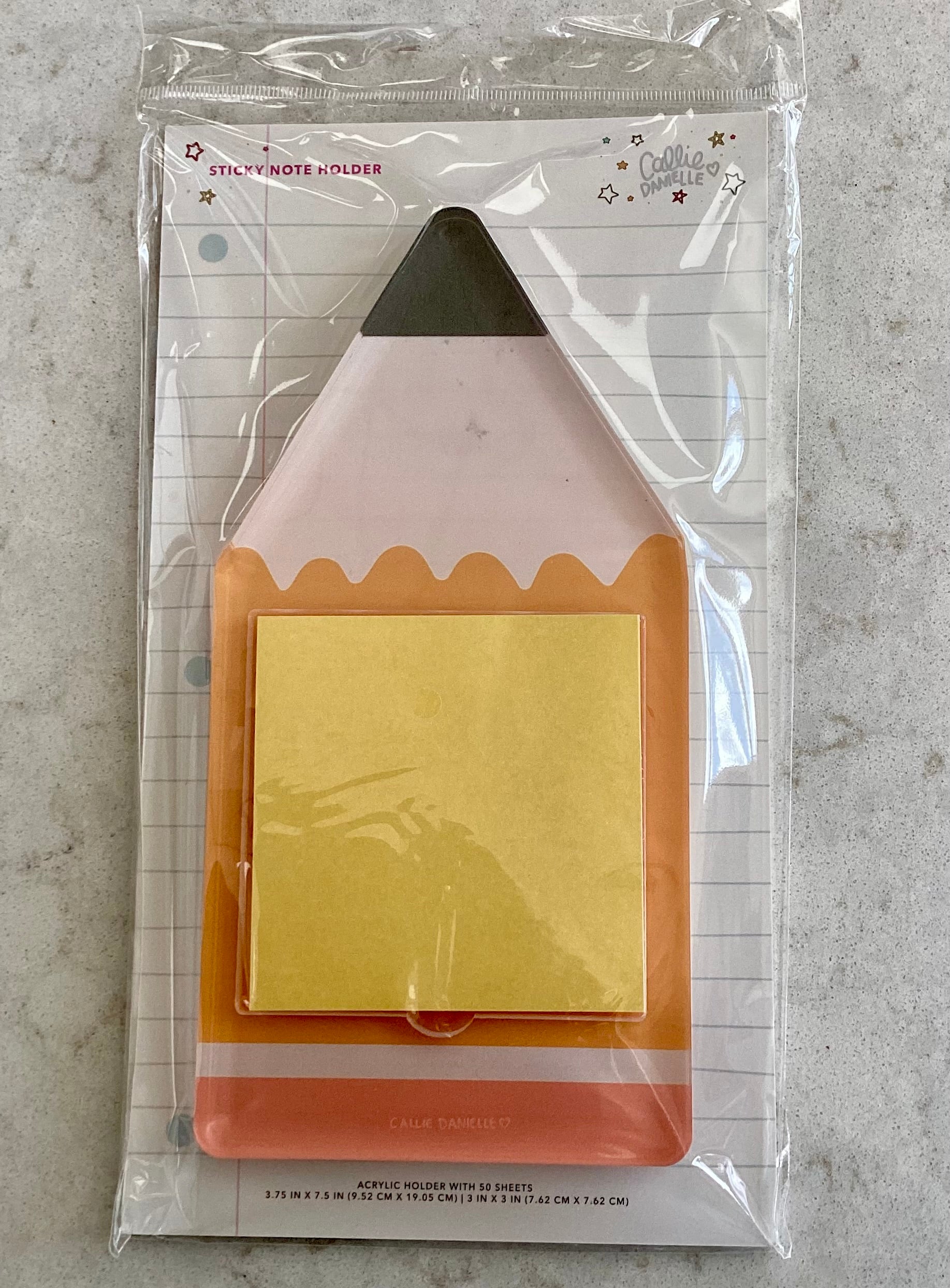 Pencil Sticky Note Holder