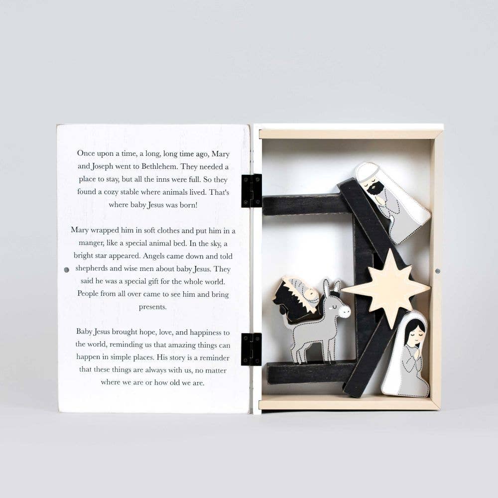 Woodland storybook NATIVITY Christmas