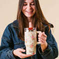 Load image into Gallery viewer, 20 oz Lifestyle Flip Straw Tumbler-Endless Daydream Cream
