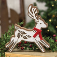 Load image into Gallery viewer, Laser Cut Leaping Holly Reindeer Sitter
