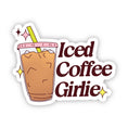 Load image into Gallery viewer, Iced Coffee Girlie Sticker
