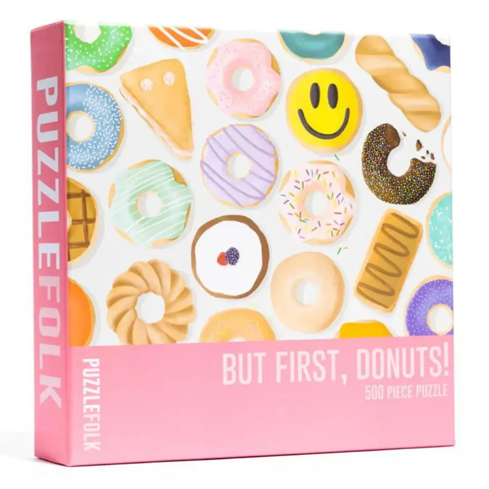 But First, Donuts 500 piece puzzle