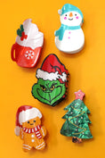 Load image into Gallery viewer, CHRISTMAS TREE SANTA SNOWMAN HAIR CLAW CLIPS | 40H939
