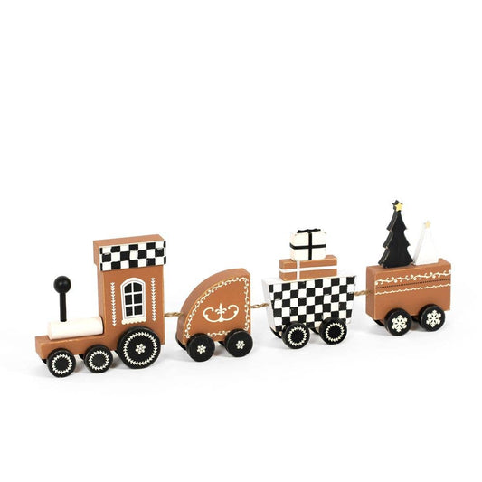 Wooden train (CHRISTMAS) Christmas Decor