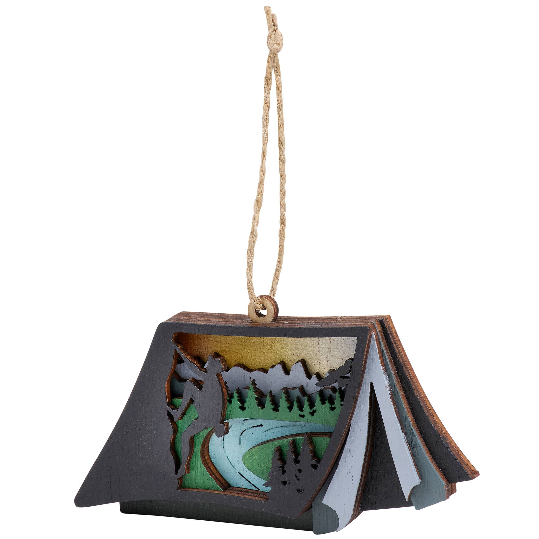 Camping Tent Magnetic Ornament