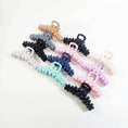 Load image into Gallery viewer, Matte Color Flower Pattern Hair Claw Clip
