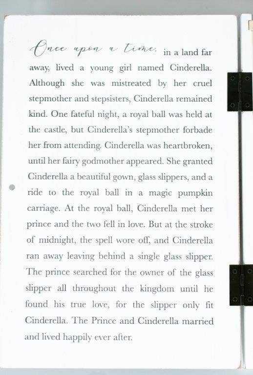 Cinderella woodland storybook gift