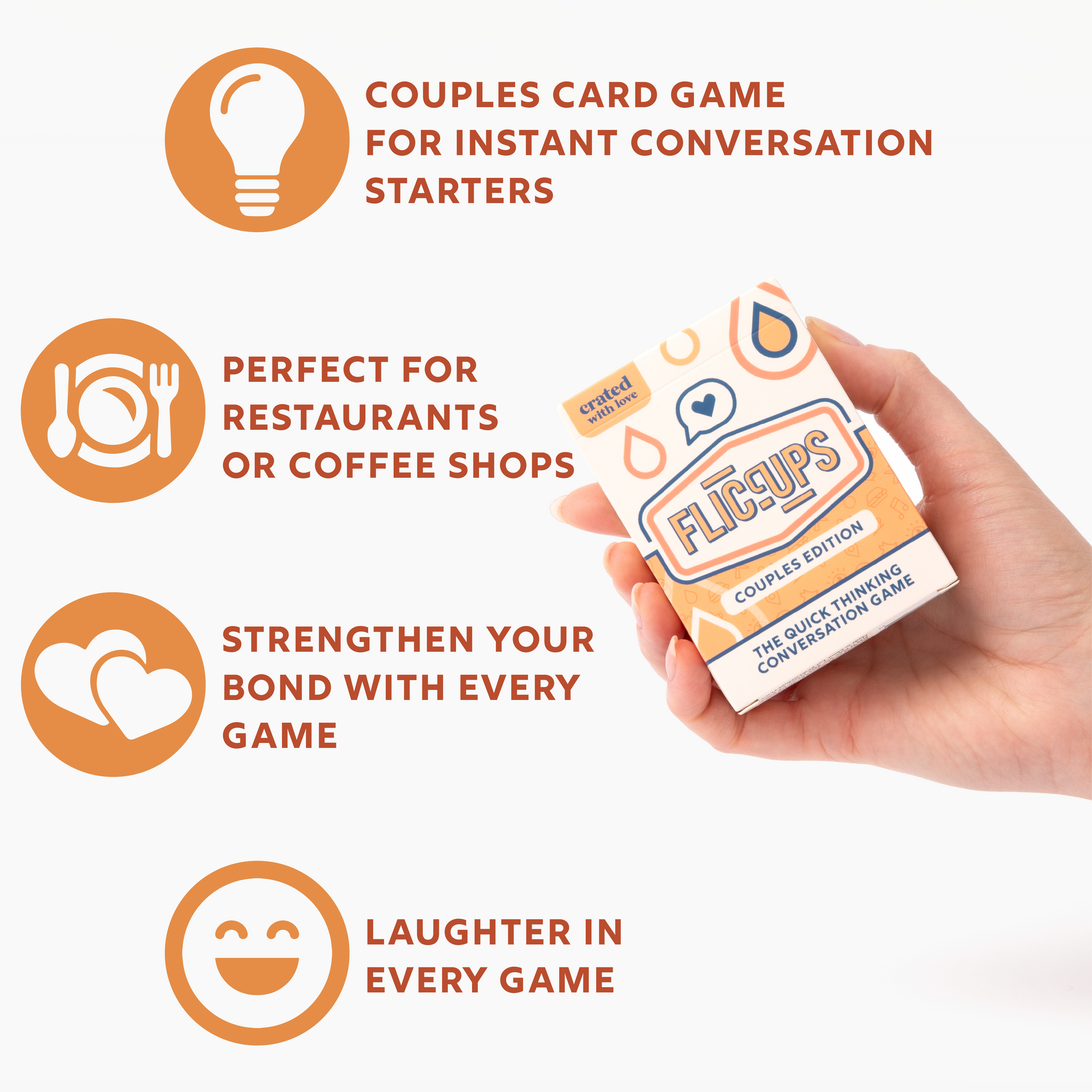 Couples Conversation Starter Date Night Card Game - Fliccups