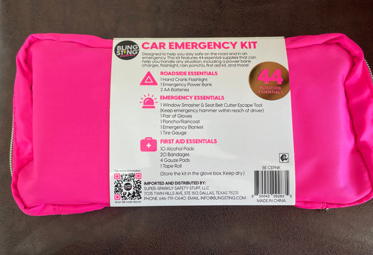 Bling Sting Essentials Roadside Emergency Kit
