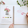 Load image into Gallery viewer, Bouquets watercolor workbook
