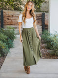 Load image into Gallery viewer, The Reed Pleated Midi Skirt
