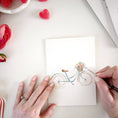 Load image into Gallery viewer, Love sweet love paintable watercolor notecard set
