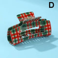 Load image into Gallery viewer, Holiday & Christmas Tree Stripe Hair Claw Clips | 40H1125
