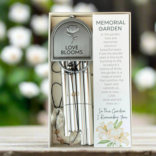 Memorial Garden: Love Blooms Sympathy Windchime - 9004