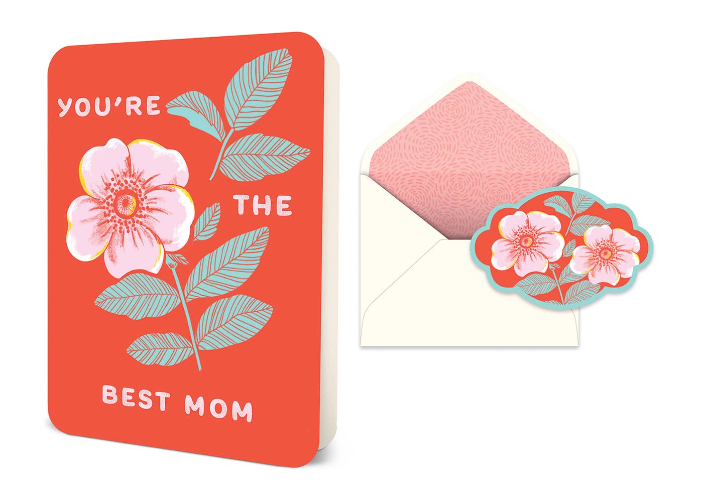 You're the Best Mom Deluxe Greeting Card