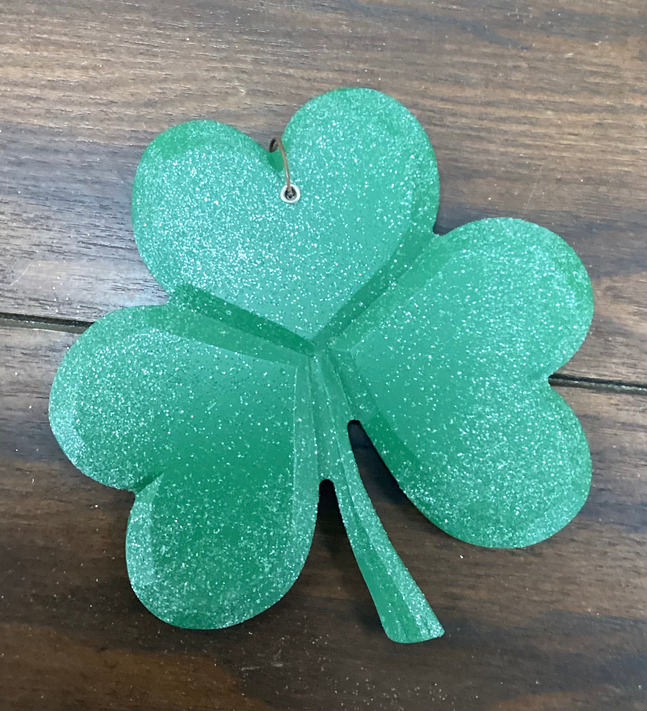 Wooden Shamrock Ornaments