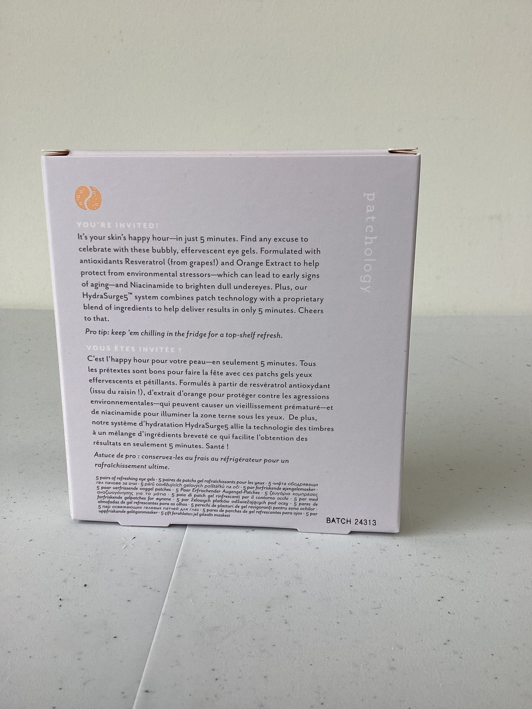 Bubbly Serve Chilled Eye Gel Patch