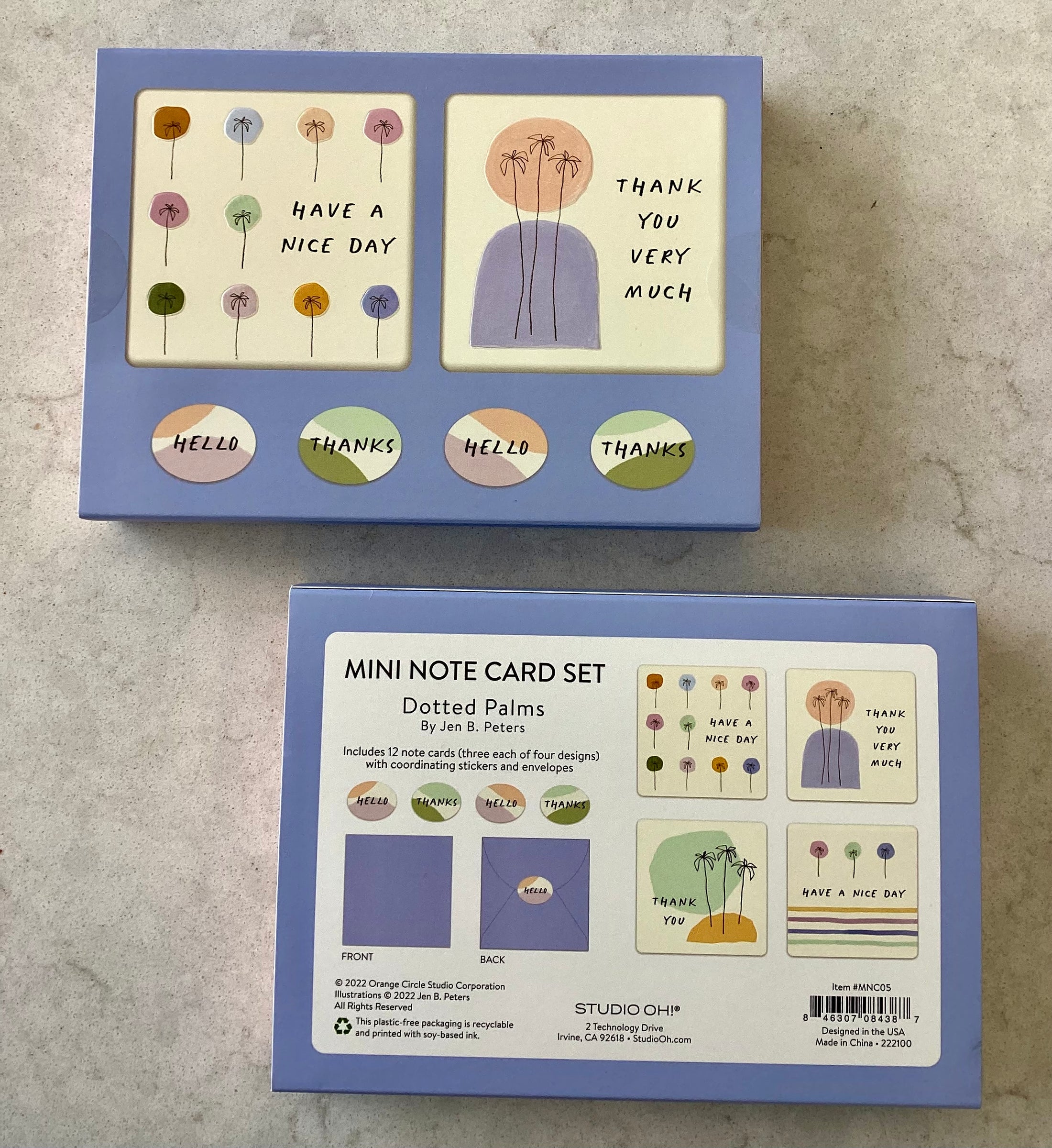 Mini Card Set with Stickers