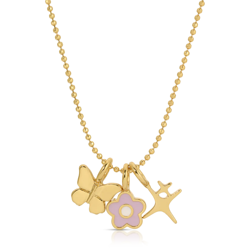 Lucky Feather Charm Necklaces