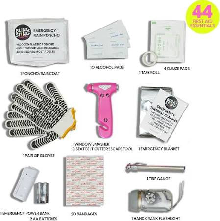 Bling Sting Essentials Roadside Emergency Kit
